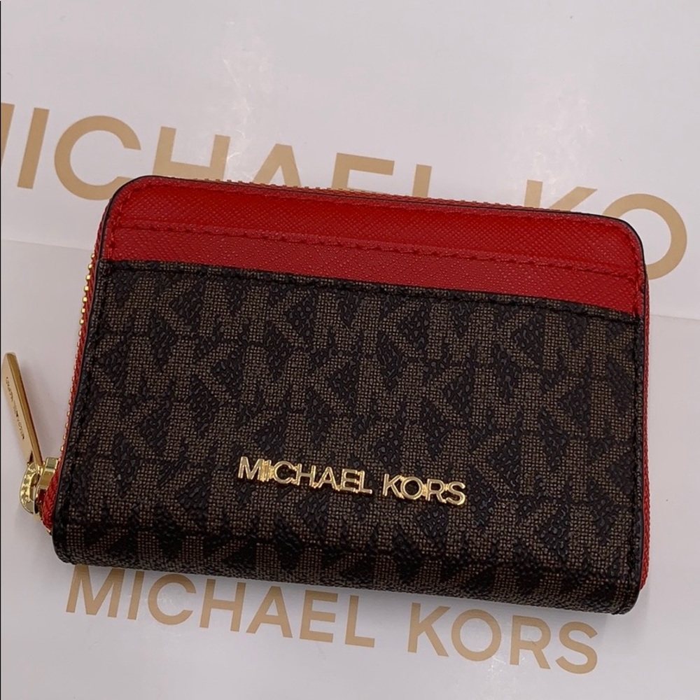 MICHAEL KORS JET SET TRAVEL MD ZA CARD CASE - Picture 9 of 16